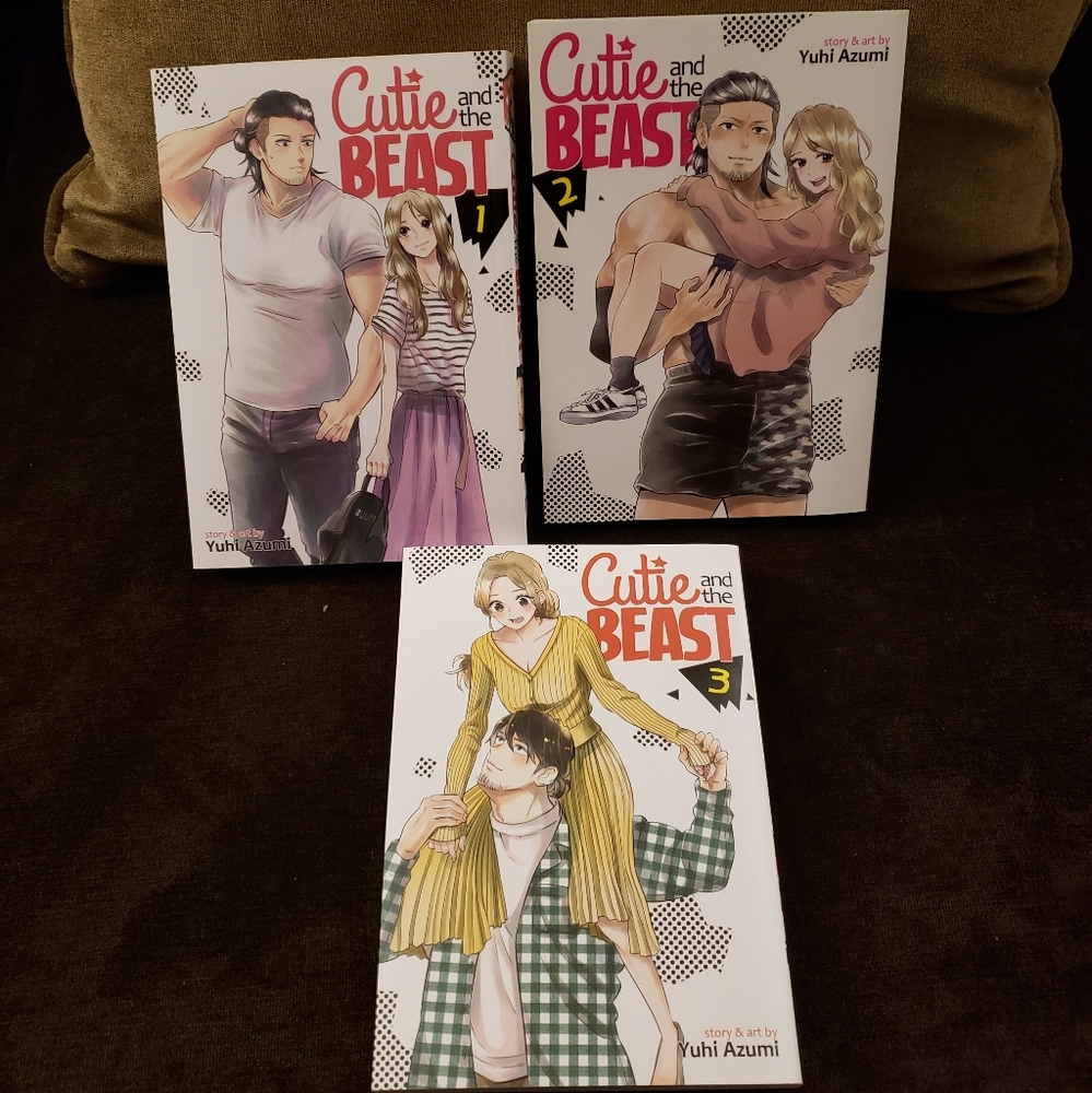Cutie and the Beast Vol 1-3 Manga Book Bundle Lot